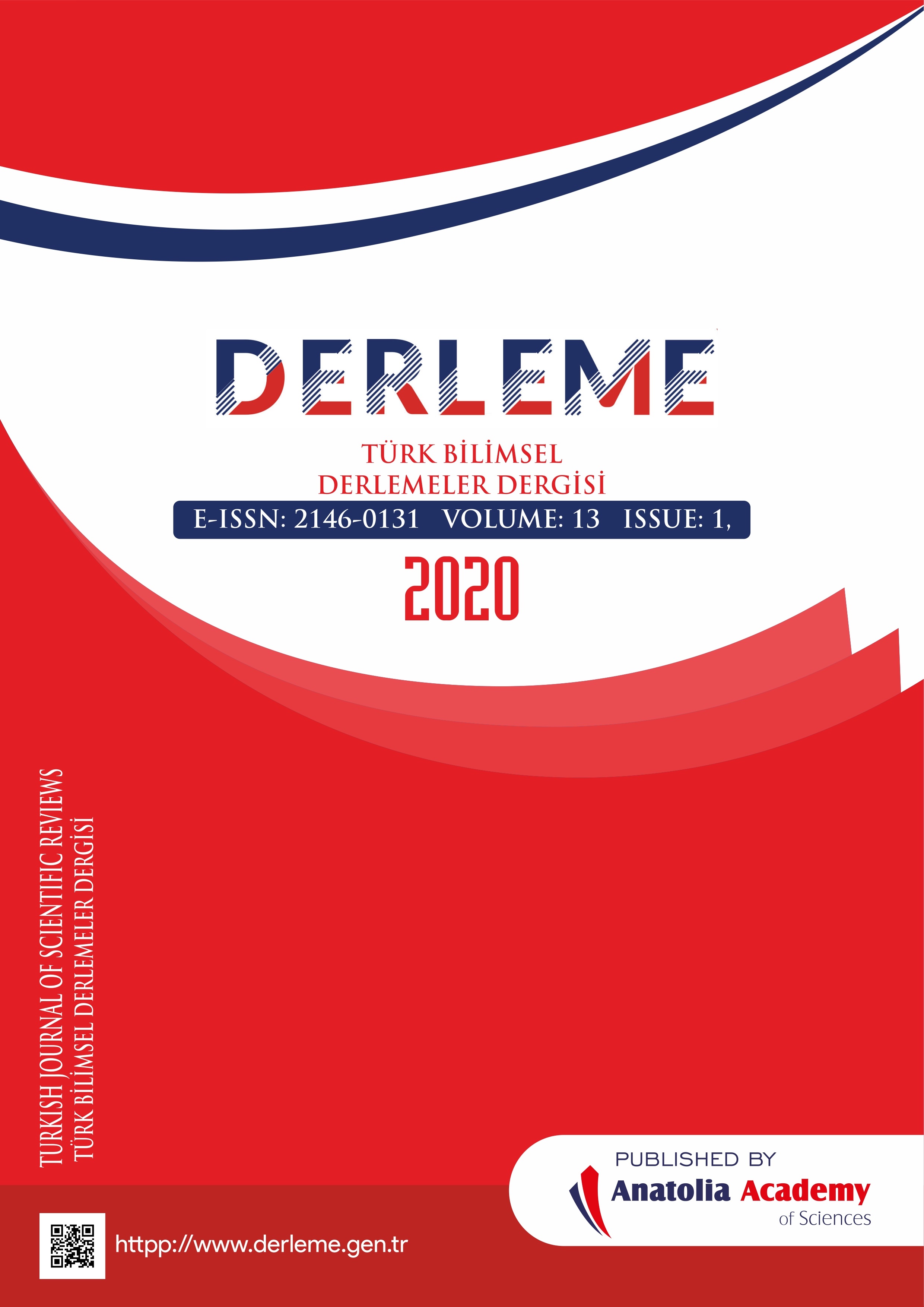 					View Vol. 13 No. 1 (2020): Derleme 2020-1
				